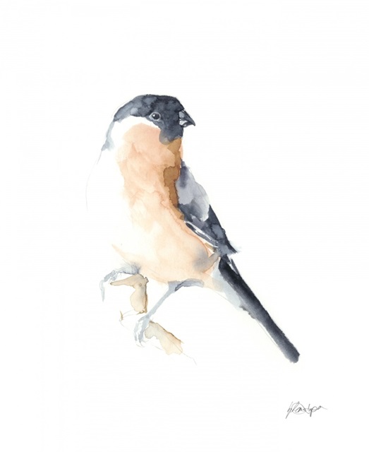 Watercolor Songbirds V