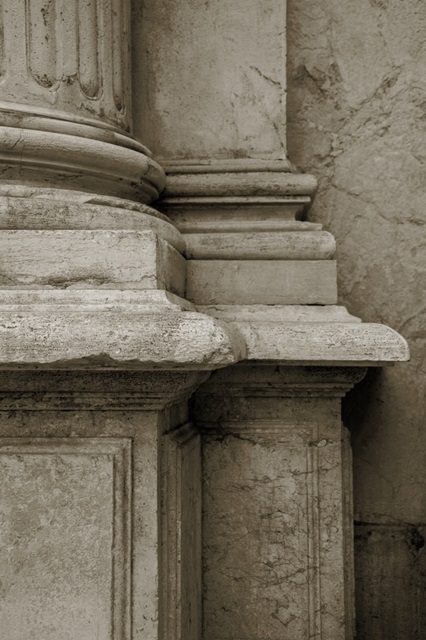 Architecture Detail in Sepia IV
