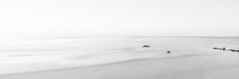 Black and White Water Panel II