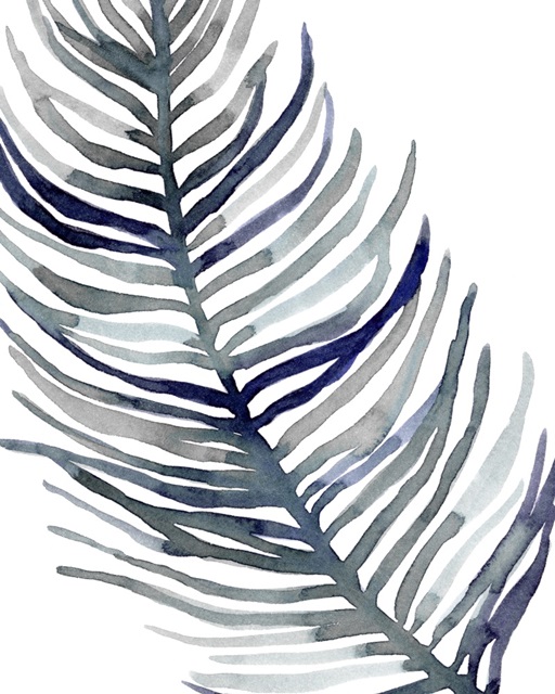 Blue Feathered Palm I