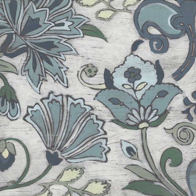 Blue Garden Chintz I