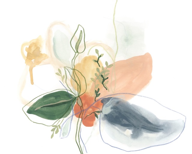 Abstracted Bouquet I