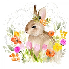 April Flowers and Bunny II
