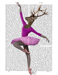 Ballet Deer in Pink