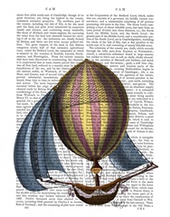 AirShip with Blue Sails