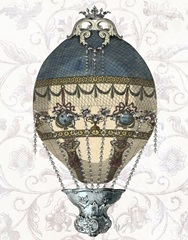Baroque Balloon Blue and Cream