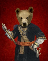 Bear in Blue Robes