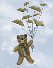 Bear with Book Butterflies