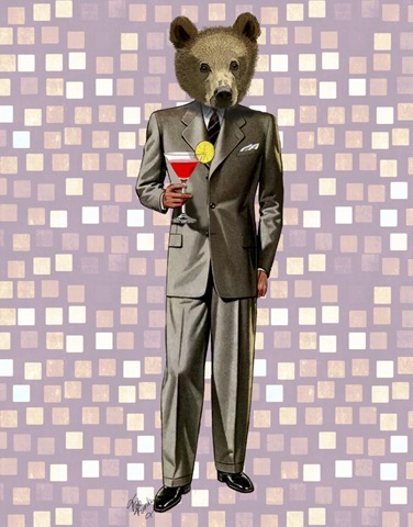 Bear With Cocktail