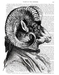 Bighorn Sheep In Suit