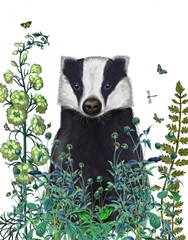 Badger In The Garden