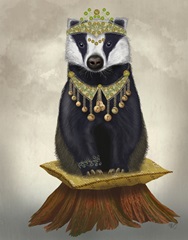 Badger with Tiara, Full