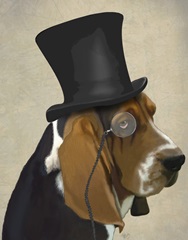 Basset Hound, Formal Hound and Hat