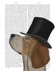 Beagle, Formal Hound and Hat