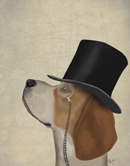 Beagle, Formal Hound and Hat