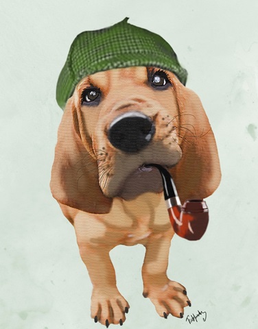 Bloodhound Sherlock Holmes