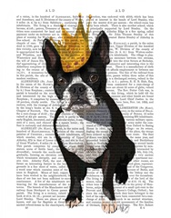 Boston Terrier And Crown