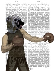 Boxing Bulldog Portrait