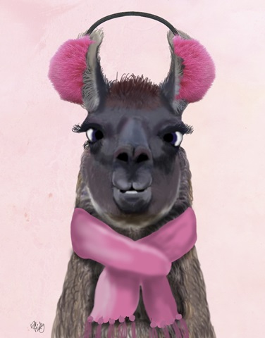 Chilly Llama Pink