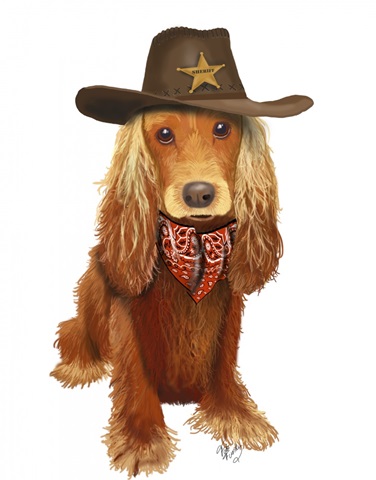 Cocker Spaniel Cowboy