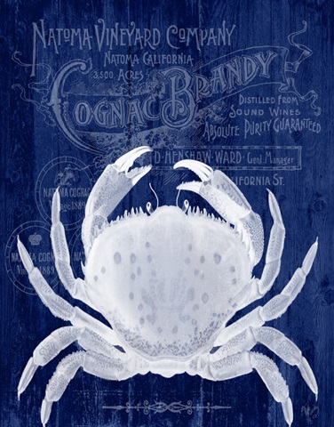 Crab Prohibition Crab On Blue