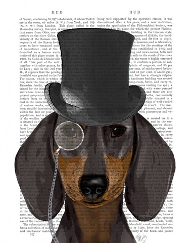 Dachshund, Formal Hound and Hat
