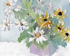 Daisies and Black Eyed Susans I
