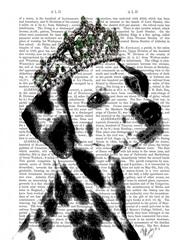 Dalmatian with Tiara