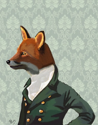 Dandy Fox Portrait