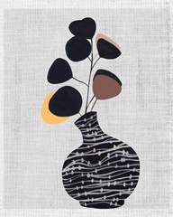 Decorated Vase with Plant I