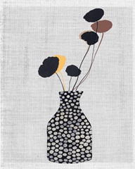 Decorated Vase with Plant II