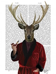 Deer in Smoking Jacket
