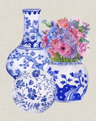 Delft Blue Vases II