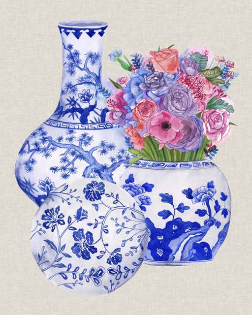 Delft Blue Vases II