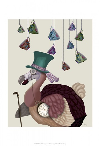 Dodo with Hanging Teacups