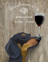 Dog Au Vin Dachshund