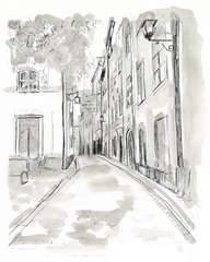 European City Sketch IV