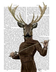 Fencing Deer Portrait