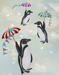 Floating Penguins