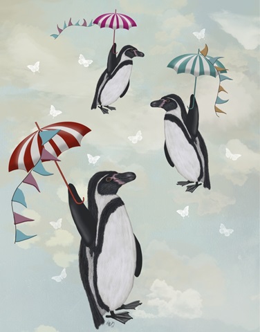 Floating Penguins
