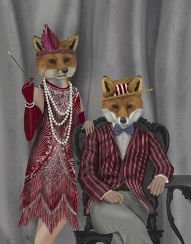 Fox Couple 1920s