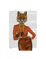 Fox in Orange, Portrait
