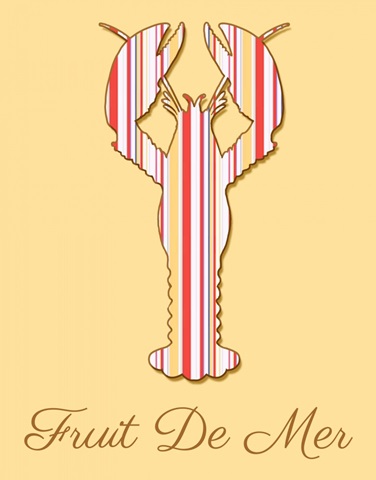 Fruit De Mer Lobster on Lemon