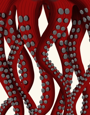 Giant Octopus Red