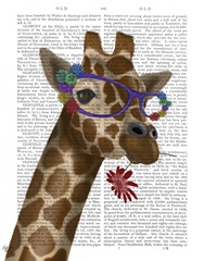 Giraffe and Flower Glasses 2