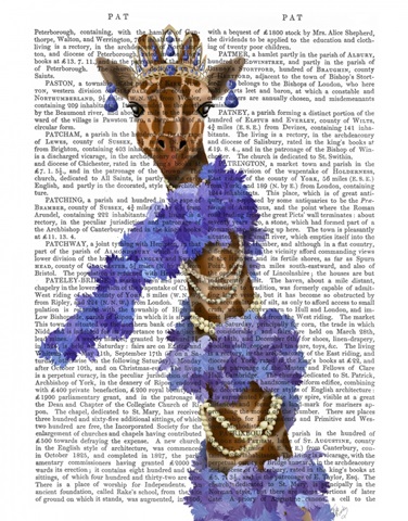 Giraffe with Purple Boa