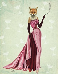 Glamour Fox in Pink