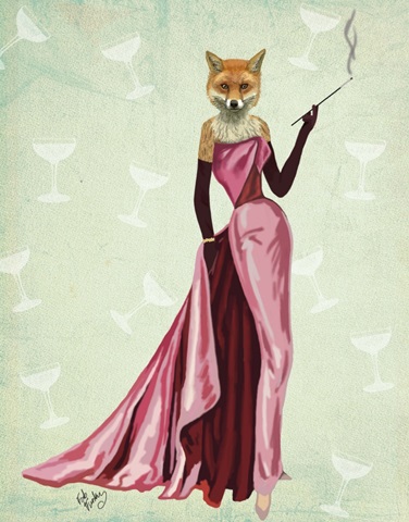 Glamour Fox in Pink