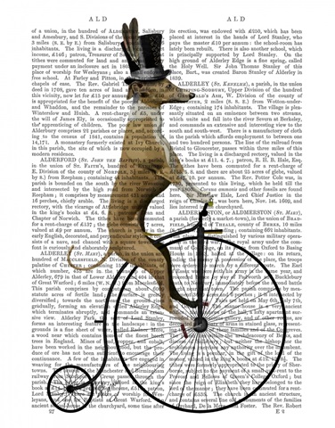 Greyhound on Black Penny Farthing Bike