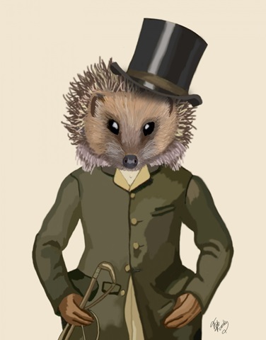 Hedgehog Rider Portrait